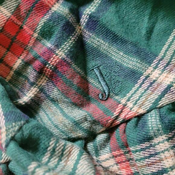 Jane + Jo Holiday Plaid Flannel Dress - Picture 4 of 7